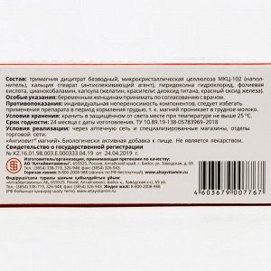 Агниовит магний Алтайвитамины, 60 капсул по 450 мг