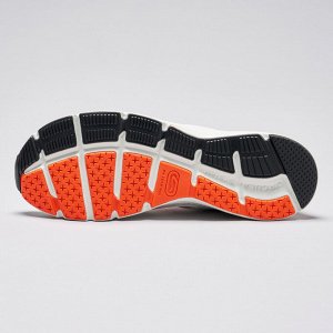 Кроссовки для бега мужские run active бело-оранжевые kalenji