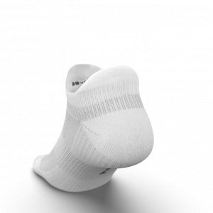 Носки для бега заниженные run500 invisible 2 пары эко-концепт белые kiprun