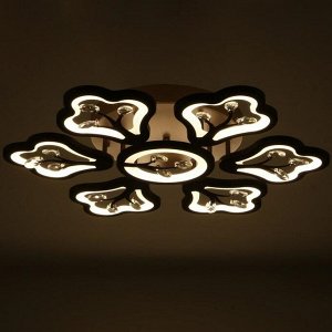 Люстра с ПДУ 81305/6 154Вт LED, диммир., 3000 - 6500К, белый, 62х62х10 см