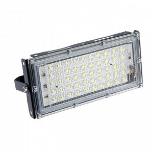 Прожектор светодиодный модульный Luazon Lighting M-01B 50Вт, IP65, 4500Лм, 6500К,220В Черный