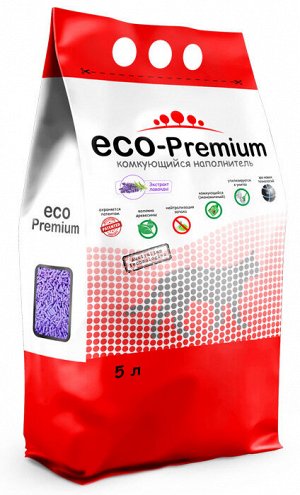 ECO Premium Лаванда наполнитель древесный  1,9 кг 5 л