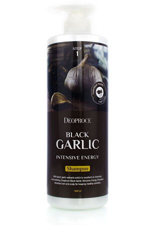 KR/ DEOPROCE BLACK GARLIC Intensive Energy Shampoo Шампунь д/волос, 1000мл (дозатор)/ №1350