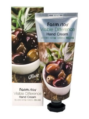[Farmstay] Visible Difference Hand Cream "Olive" - Крем для рук, 100 г
