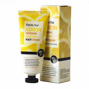 KR/ FarmStay Крем д/ног Lemon Intensive Moisture, 100мл