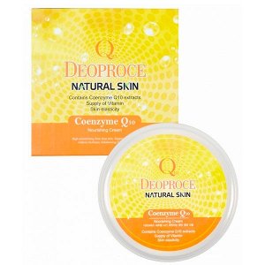 KR/ DEOPROCE Natural Skin Coenzyme Q10 Nourishing cream Крем д/лица "Коэнзим Q10", 100гр./ №1228