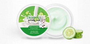 KR/ DEOPROCE Natural Skin Milk & Cucumber Nourishing cream Крем д/лица "Молочно-огуречный", 100гр./ №1220