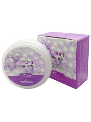 KR/ DEOPROCE Natural Skin Pearl Nourishing cream Крем д/лица "Жемчуг", 100гр./ №1221