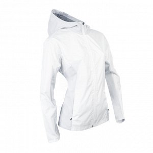 Куртка дождевик для бега женская run rain белая kalenji
