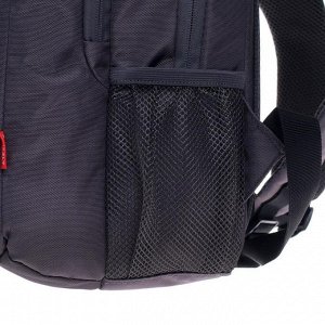 Рюкзак молодежный, Grizzly RU-030, 39x26x19 см, эргономичная спинка, серый