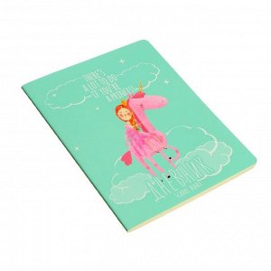 Дневник универсальный для 1-11 классов "Princess и единорог ", обложка мелованный картон, тонированный блок 70 г/м2, 48 листов