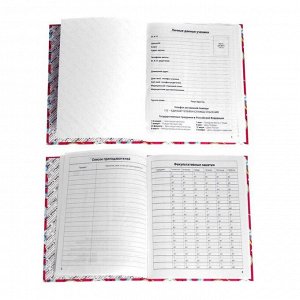 Дневник для 1-4 классов Pattern Donuts, обложка мелованный картон, матовая ламинация, выборочный лак, 48 листов