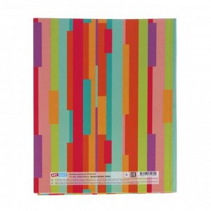 Дневник для 5-11 классов In color Bright pattern, интегральная обложка, глянцевая ламинация, тиснение фольгой, 48 листов