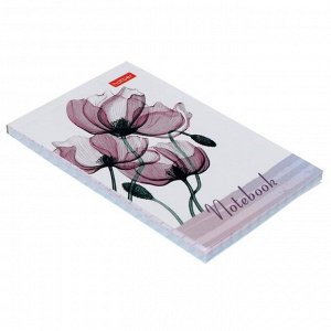 Блокнот А7, 48 листов на склейке «Нежность цветка», обложка мелованная бумага, ламинация, МИКС