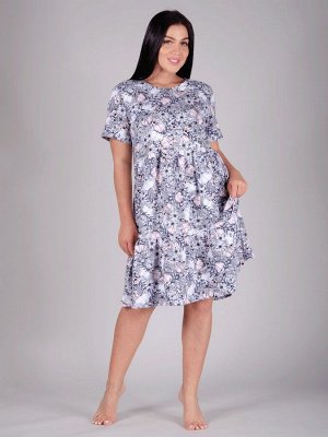 Платье женское ML-Касадея (цветы) кулирка