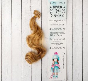 Волосы - тресс для кукол «Кудри» длина волос: 40см, ширина: 50см, №18