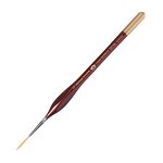 Кисть из синтетики Decola, лайнер, № 0 ручка треугольная короткая 237191/0 Невская палитра {Китай}