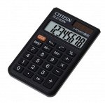 Калькулятор 8 разрядов SLD-200N 2 питания 10х60х98 мм CITIZEN {Филиппины}