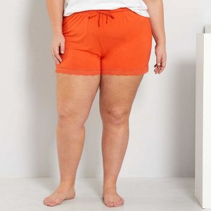 Пижамные шорты - оранжевый
