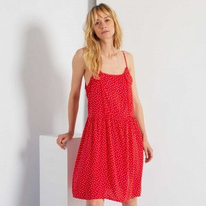 Короткое платье - красный