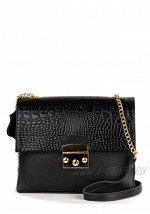 Модель №L129 | кожа | крокодил | черный | К209-1 | 28965
