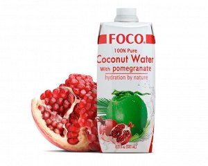 Кокосовая вода с соком граната "FOCO" 330 мл Tetra Pak