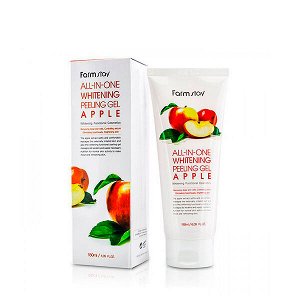 KR/ FarmStay All-In-One Whitening Peeling Gel Apple Скраб-Пилинг "Яблоко", 180мл