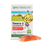 NUTRILITE™ Омега-3 с витамином D детские желейные пастилки, 30 шт.
