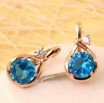 Серьги позолота  H01-8141
