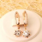 Серьги позолота H01-8858