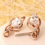 Серьги позолота H01-9022