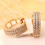Серьги позолота  H01-8862