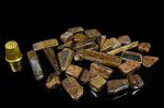 Бронзит галтовка фракция 10-30мм, упаковка 100гр