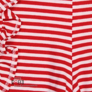 Шорты трикотажные |Короткие шорты из эластичного трикотажа в рубчик с рюшами