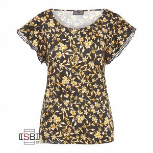 Футболка| ; Состав : 50% хлопок, 50% модал; Цвет :Black; Бренд :C&A; Пол :женский
