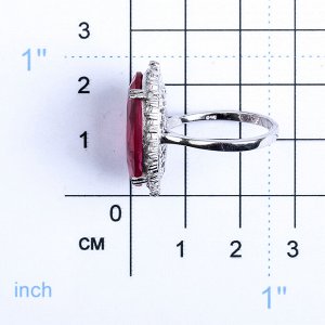Серебряное кольцо с алпанитом и фианитом R-S0415B-MR