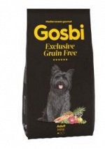 GOSBI EXCLUSIVE GRAIN FREE ADULT MINI сухой корм для собак мелких пород С РЫБОЙ И ЯГНЕНКОМ 500+500гр