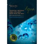 110365 &quot;natureby HOMME&quot; Маска для лица с коллагеном, минеральной водой и угольной пудрой, 25 г
