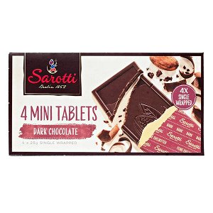 Шоколад Sarotti MINI Dark 100 г 1уп.х 10шт