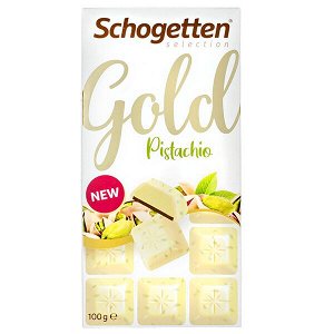 Шоколад SCHOGETTEN GOLD White Pistachio 100 г 1уп. х 15шт.