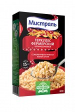 Мистраль Хлопья Геркулес Фермер.400г /12 цельноз.