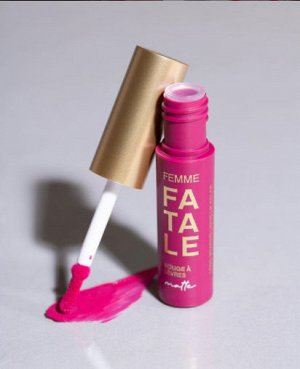 Устойчивая жидкая матовая помада для губ "Femme Fatale" тон 10, фуксия