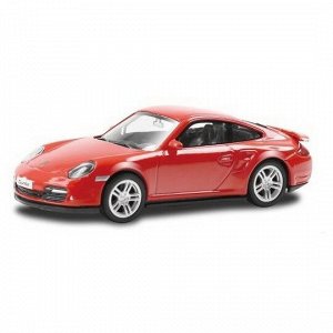 Машинка металлическая Uni-Fortune RMZ City 1:43 Porsche 911 Turbo, без механизмов (цвет красный)781