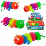 Игрушка-антистресс Junfa Гусеница (ползающая), со световыми эффектами576