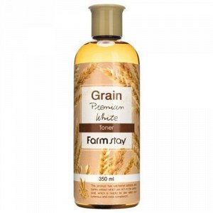 Тонер "Зерновые", FarmStay Grain Premium White Toner 350 мл. /М, шт