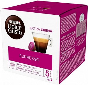 Кофе в капсулах Nescafe Dolce Gusto Espresso, 16 шт (1 упаковка)