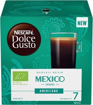 Кофе в капсулах Nescafe Dolce Gusto Americano Mexico, 12 шт (1 упаковка)