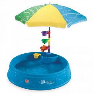 Песочница - бассейн с зонтиком Малыш 20*95 см