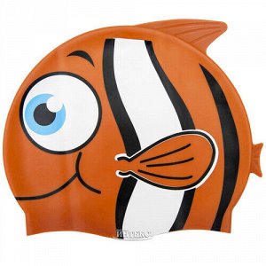 Детская шапочка для плавания Рыбка оранжевая, 3+