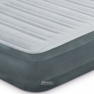 Надувная кровать с насосом Comfort-Plush 99*191*33 см